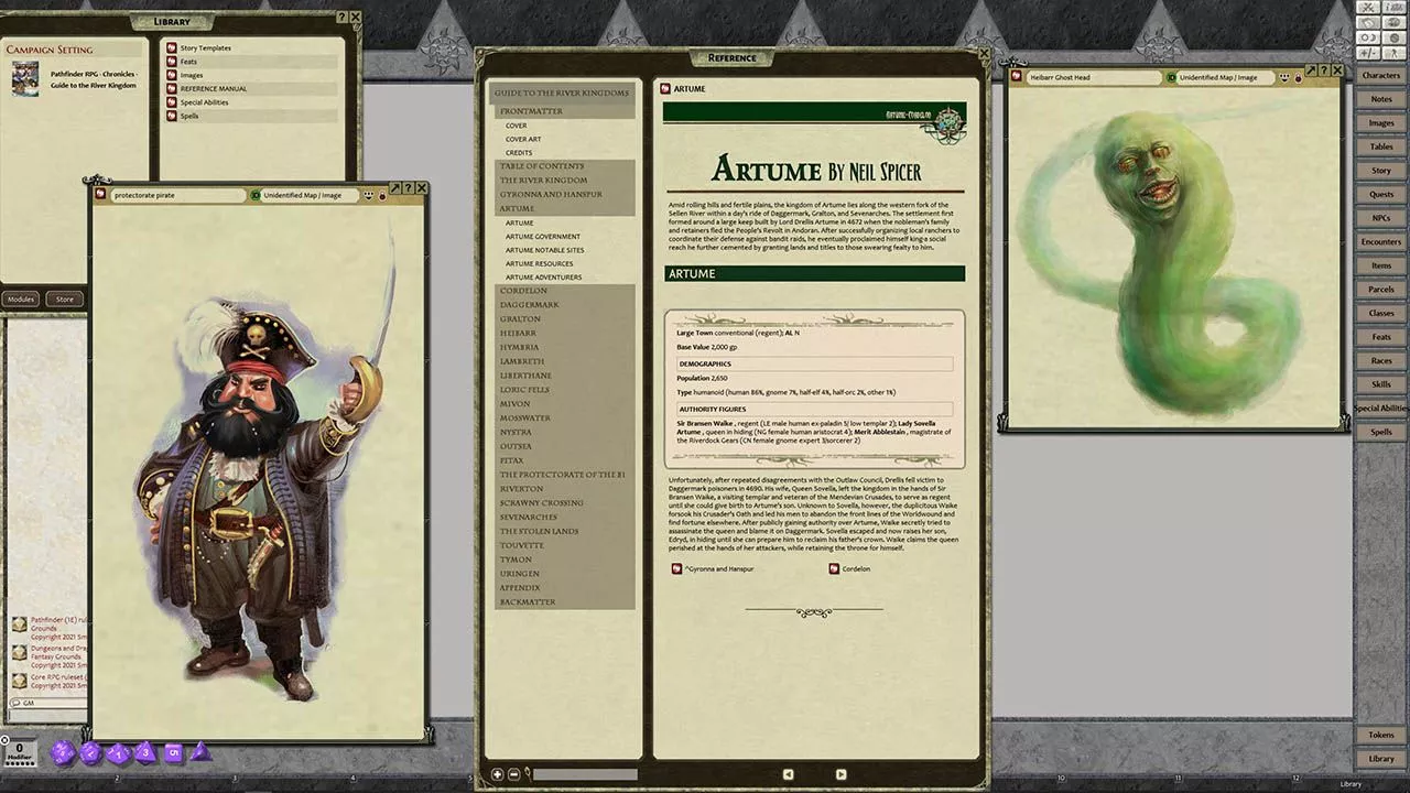 Pathfinder RPG Chronicles Guide to the River Kingdoms for Fantasy